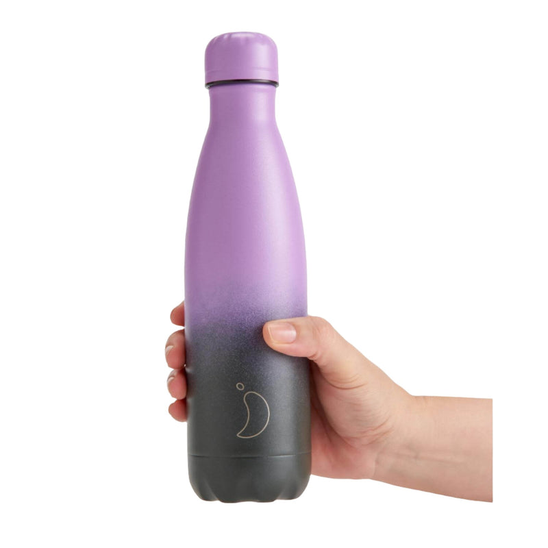 Chilly's 500ml Reusable Water Bottle - Gradient Midnight Haze