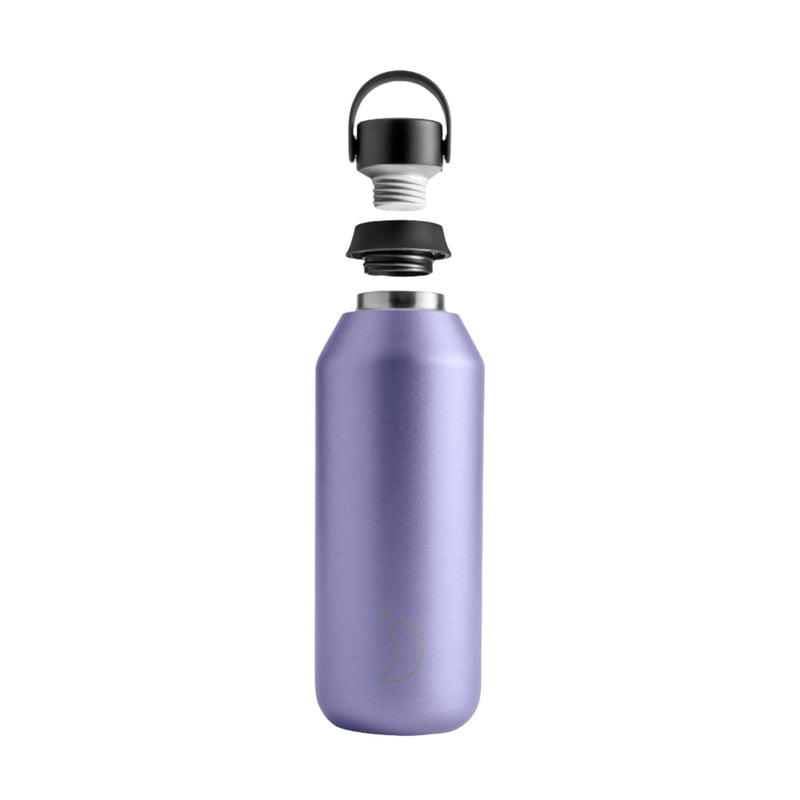 Chilly's Series 2 500ml Reusable Water Bottle - Matte Metallic Lavender