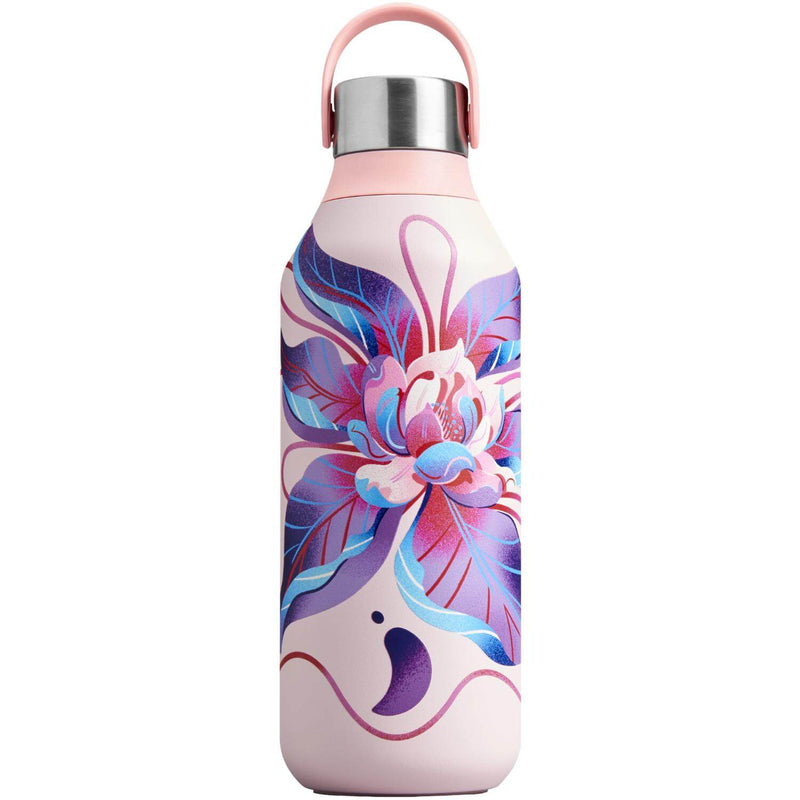 Chilly's Series 2 500ml Reusable Water Bottle - Magnolia Twist