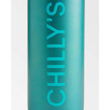 Chilly's Series 2 500ml Flip Reusable Water Bottle - Matte Metallic Atlantis