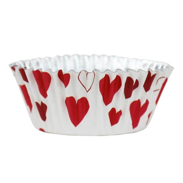 PME Pack of 30 Foil Lined Cup Cake Cases - Hearts