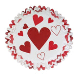 PME Pack of 30 Foil Lined Cup Cake Cases - Hearts