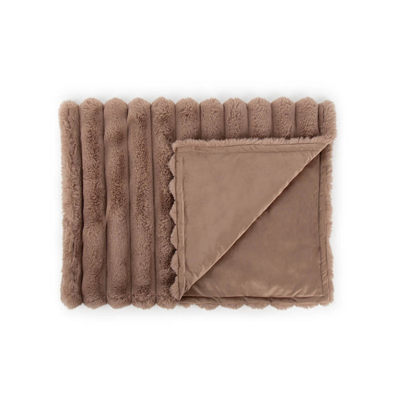 Scruffs® Aspen 100cm x 75cm Pet Blanket - Taupe