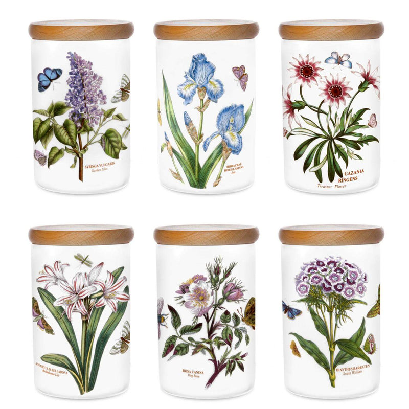 Portmeirion Botanic Garden 7" Airtight Storage Jar - Assorted