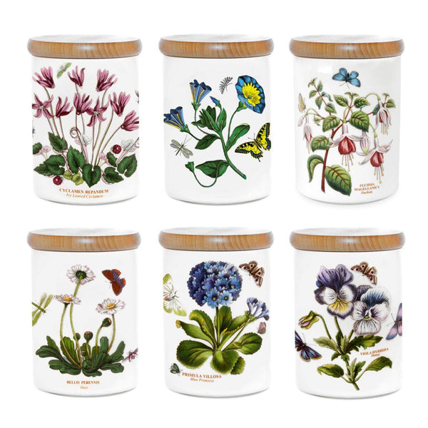 Portmeirion Botanic Garden 5.5" Airtight Storage Jar - Assorted