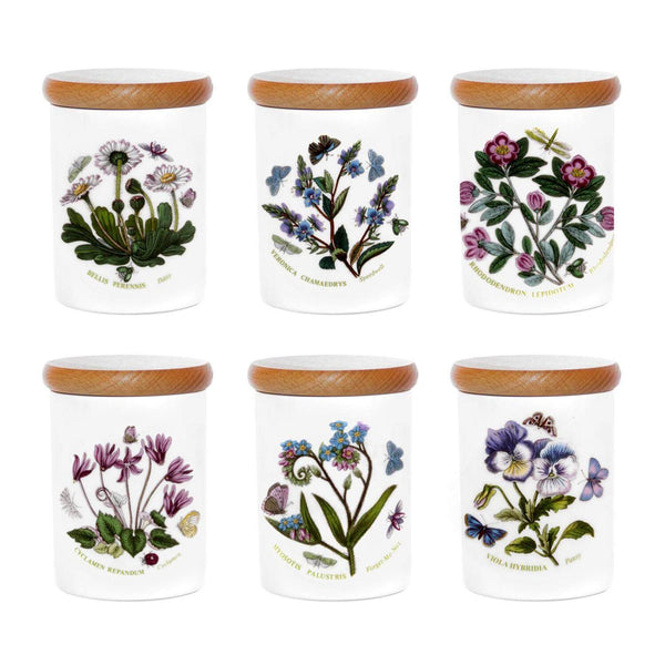 Portmeirion Botanic Garden 4" Airtight Storage Jar - Assorted