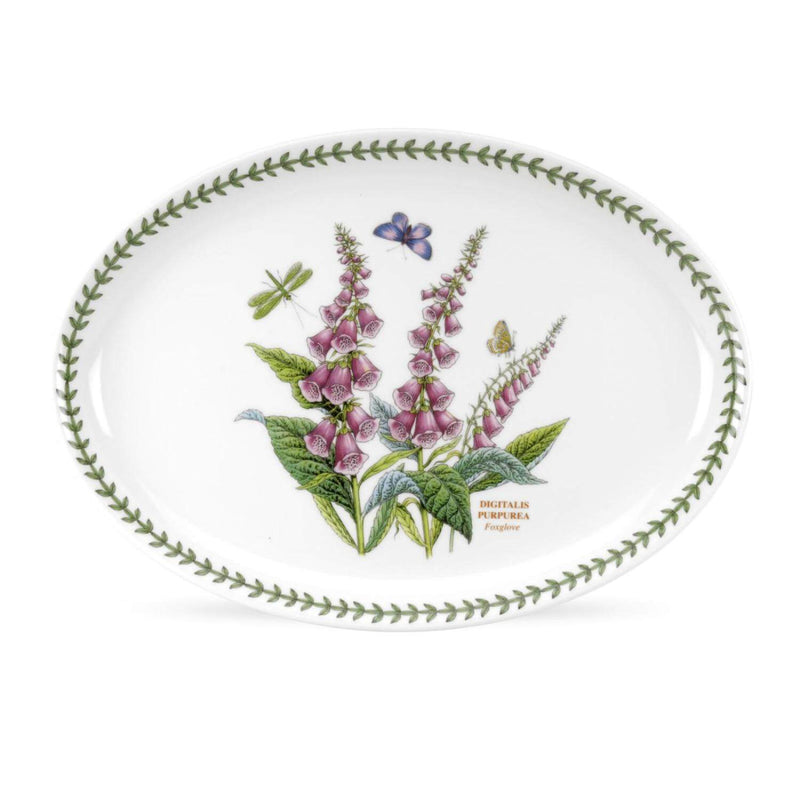 Portmeirion Botanic Garden 13" Oval Platter - Foxglove