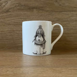 Katherine Sheard Fine China 380ml Mug - Bobble Bunny