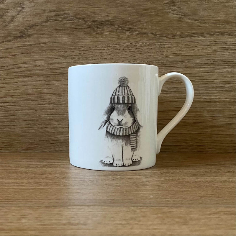 Katherine Sheard Fine China 380ml Mug - Bobble Bunny