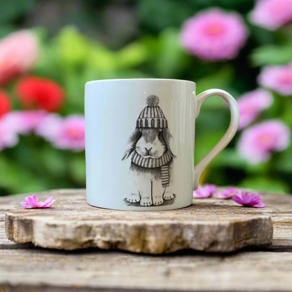 Katherine Sheard Fine China 380ml Mug - Bobble Bunny