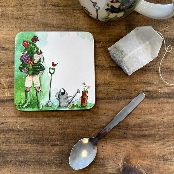 Alex Clark Coaster - Vegetable Garden