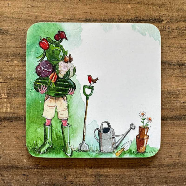 Alex Clark Coaster - Vegetable Garden