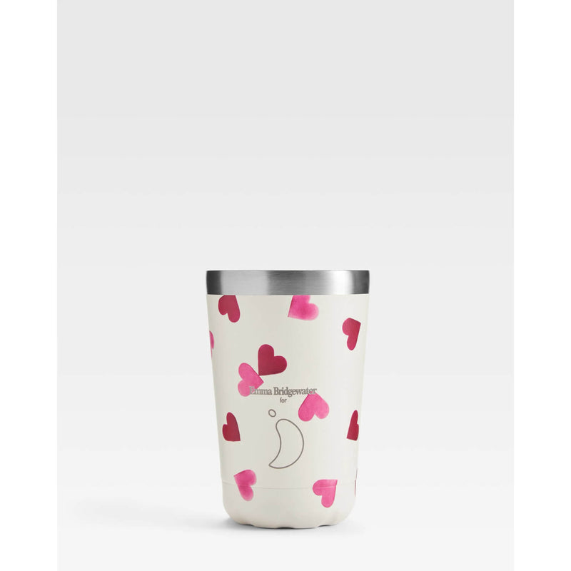 Chilly's Emma Bridgewater 340ml Coffee Cup - Pink Hearts