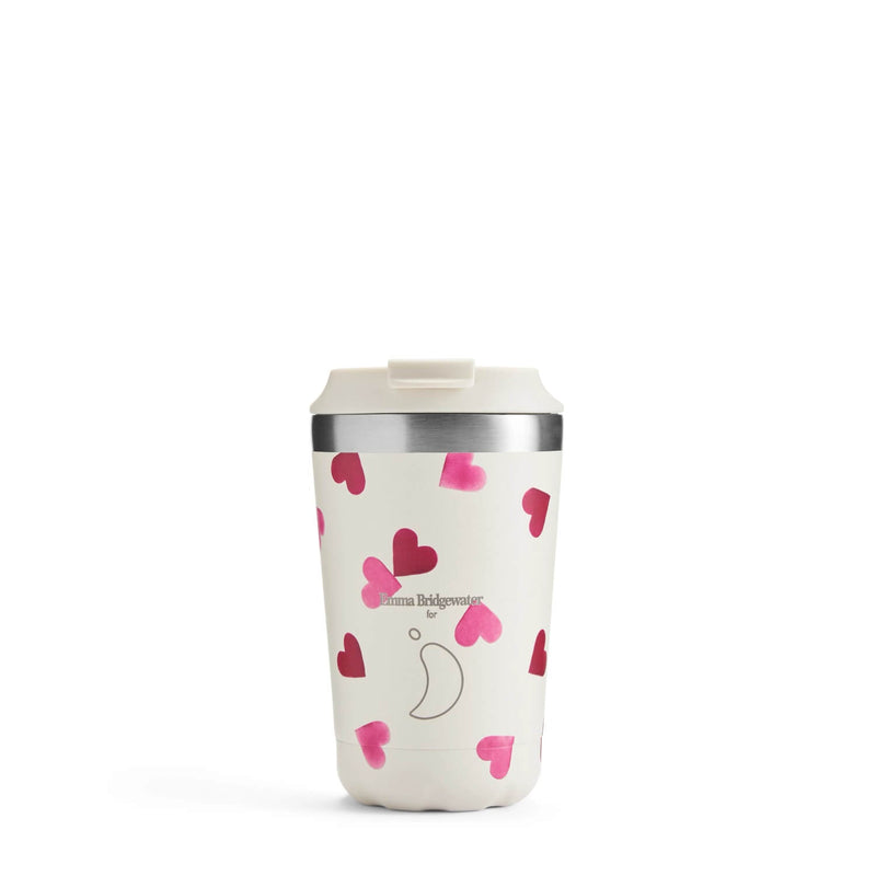 Chilly's Emma Bridgewater 340ml Coffee Cup - Pink Hearts