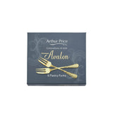 Arthur Price Champagne Avalon Stainless Steel Pastry Forks - Set of 6