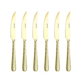 Arthur Price Champagne Avalon Stainless Steel Steak Knives - Set of 6