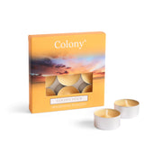 Wax Lyrical Colony Pack of 9 Scented Tealights - Golden Hour