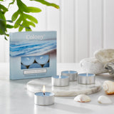 Wax Lyrical Colony Pack of 9 Scented Tealights - Coastal Waters