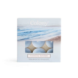 Wax Lyrical Colony Pack of 9 Scented Tealights - Coastal Waters