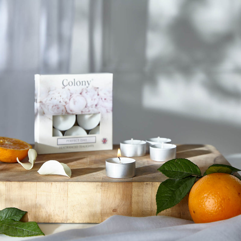 Wax Lyrical Colony Pack of 9 Scented  Tealights - Perfect Day