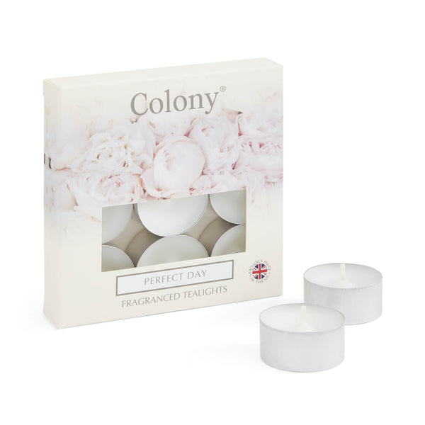 Wax Lyrical Colony Pack of 9 Scented  Tealights - Perfect Day