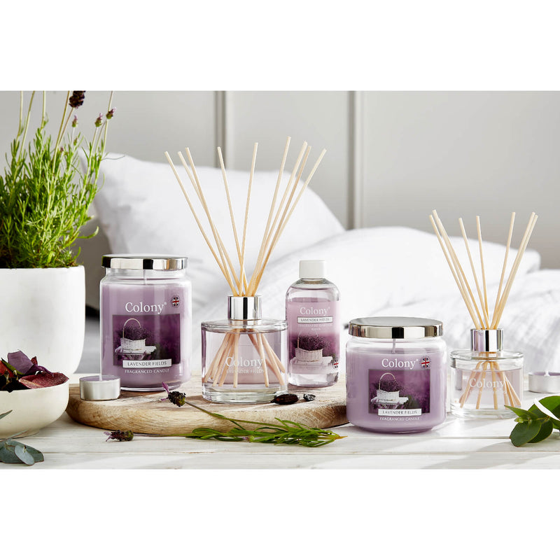 Wax Lyrical Colony Medium Scented Candle Jar - Lavender Fields