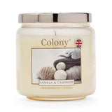 Wax Lyrical Colony Medium Scented Candle Jar - Vanilla & Cashmere