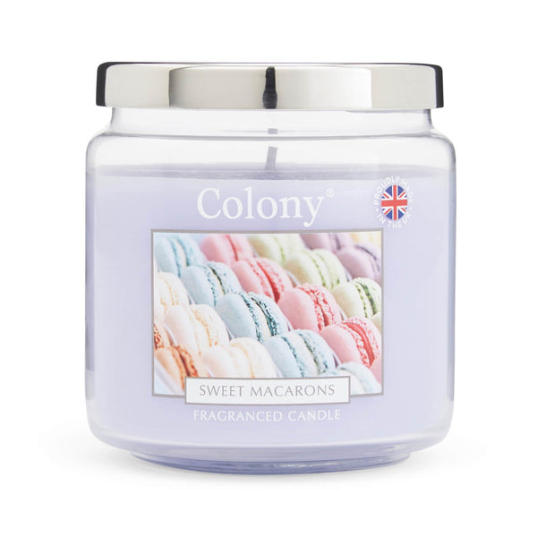 Wax Lyrical Colony Medium Scented Candle Jar - Sweet Macarons