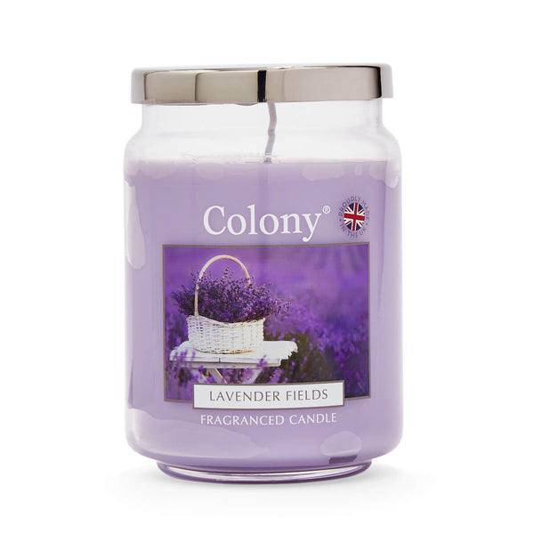 Wax Lyrical Colony Large Scented Candle Jar - Lavender Fields