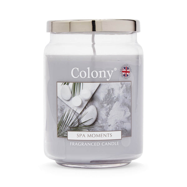 Wax Lyrical Colony Large Scented Candle Jar - Spa Moments