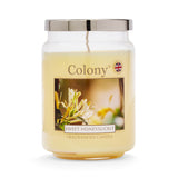 Wax Lyrical Colony Large Scented Candle Jar - Sweet Honeysuckle