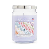 Wax Lyrical Colony Large Scented Candle Jar - Sweet Macarons