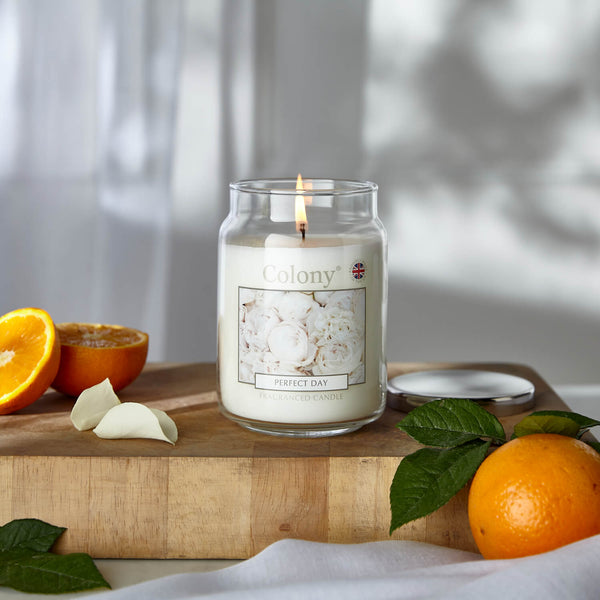 Wax Lyrical Colony Large Scented Candle Jar - Perfect Day