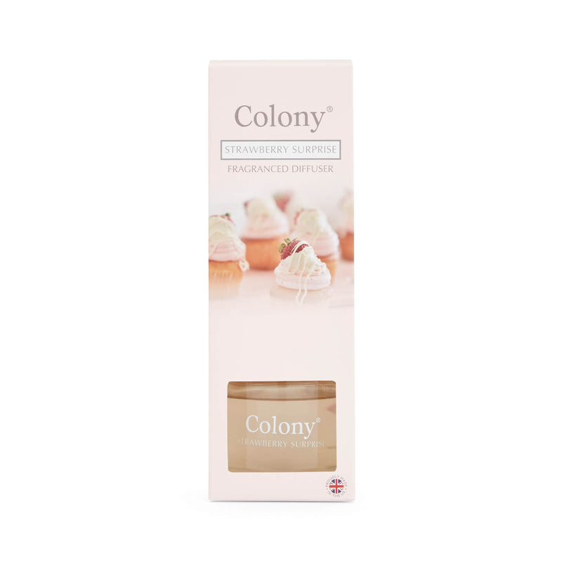 Wax Lyrical Colony 100ml Reed Diffuser - Strawberry Surprise