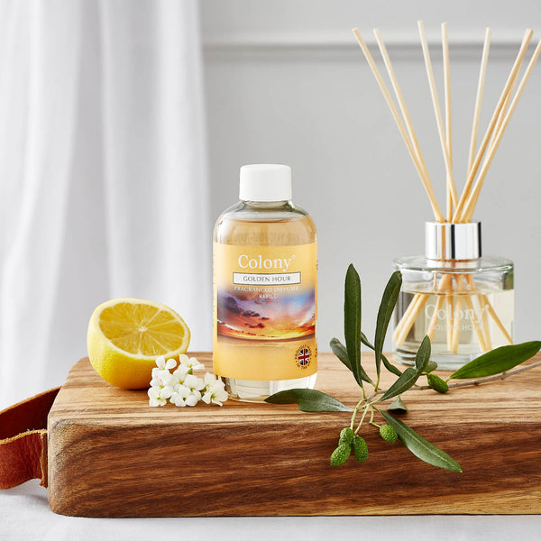 Wax Lyrical Colony 200ml Reed Diffuser Refill - Golden Hour