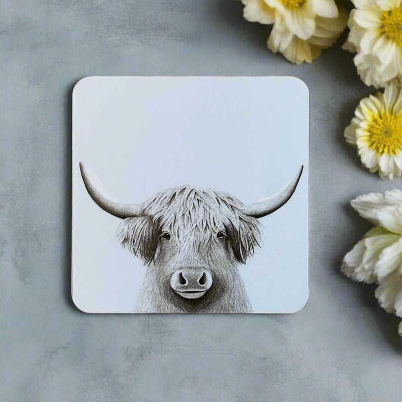 Katherine Sheard Coaster - Bessie Moo