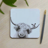 Katherine Sheard Coaster - Bessie Moo & Mouse