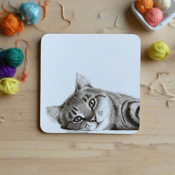 Katherine Sheard Coaster - Carter Cat