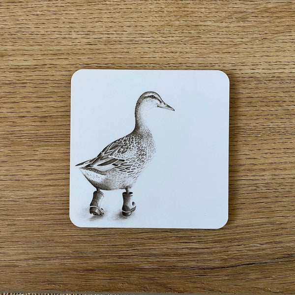 Katherine Sheard Coaster - Runaway Duck