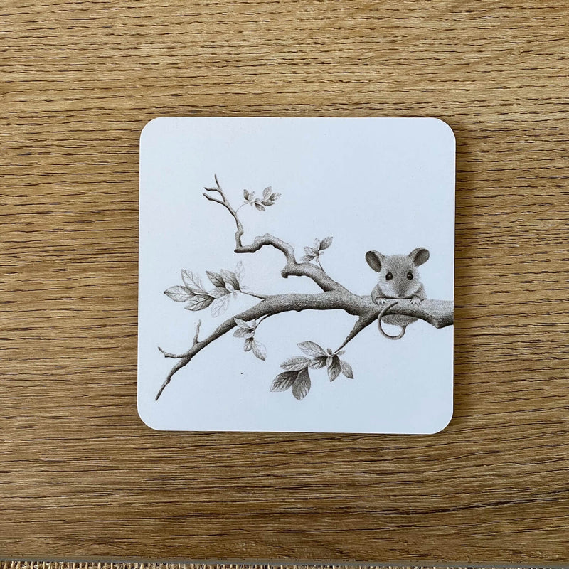 Katherine Sheard Coaster - Mouse On A Branch