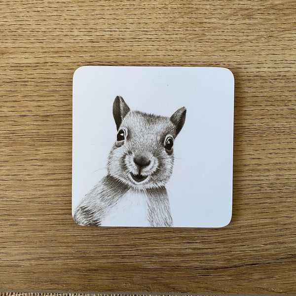 Katherine Sheard Coaster - Skittles Squirrel