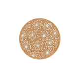 Liga Round Cork Coaster - Dandelion - White