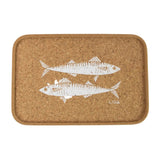 Liga Cork Tray - Mackerel - White