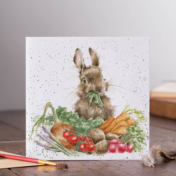 Wrendale Designs By Hannah Dale Card - Grow You Own - Rabbit