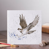 Wrendale Designs By Hannah Dale Card - Gone Fishing - Osprey