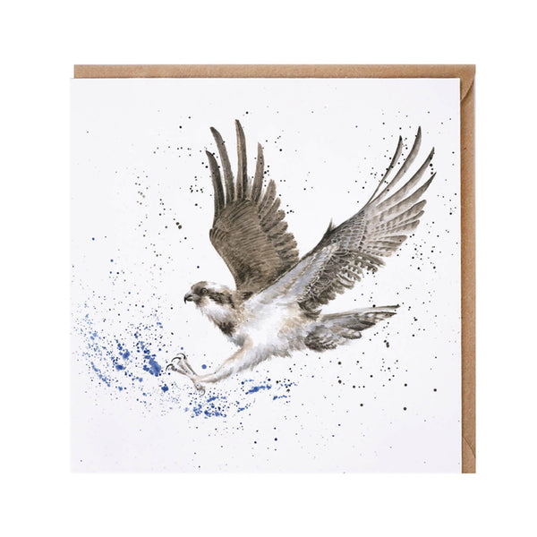 Wrendale Designs By Hannah Dale Card - Gone Fishing - Osprey