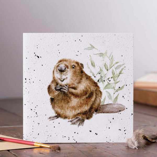 Wrendale Designs by Hannah Dale Card - The Arborist - Beaver