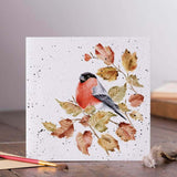 Wrendale Designs by Hannah Dale Card - Bold & Beautiful - Bullfinch