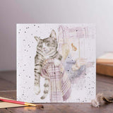 Wrendale Designs by Hannah Dale Card - Lazy Sunday - Cat