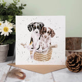 Wrendale Designs by Hannah Dale Card - Paws & Pedals - Dog